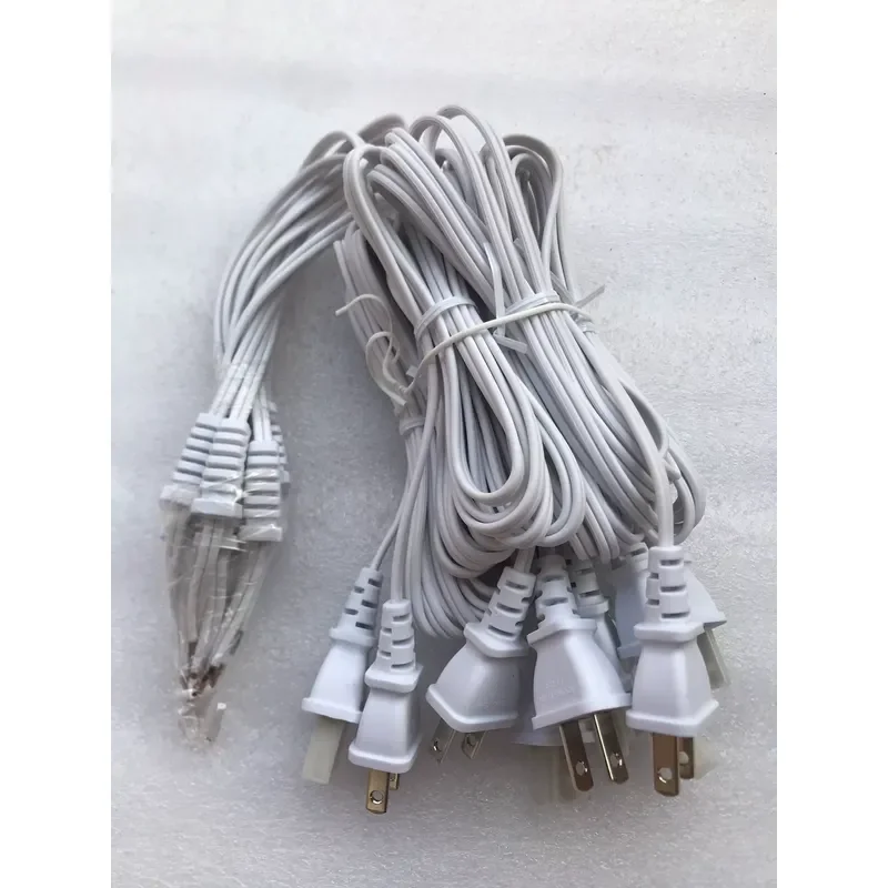 for JET Electric Creative Tools 2x0.75mm Square Single Head Power Cord US Standard Two Prong Plug Imported from Japan