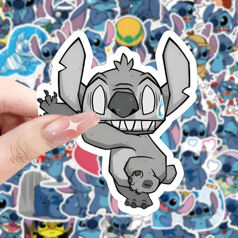 10/30/50/120pcs Kawaii Disney Cartoon Lilo & Stitch Stickers for Laptop Skateboard Cute Anime Graffiti Decals Funny Sticker Toys