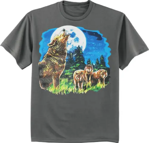 

Wolf T-shirt Mens Graphic Tees Clothing Apparel Gear Gifts Wolves Nature