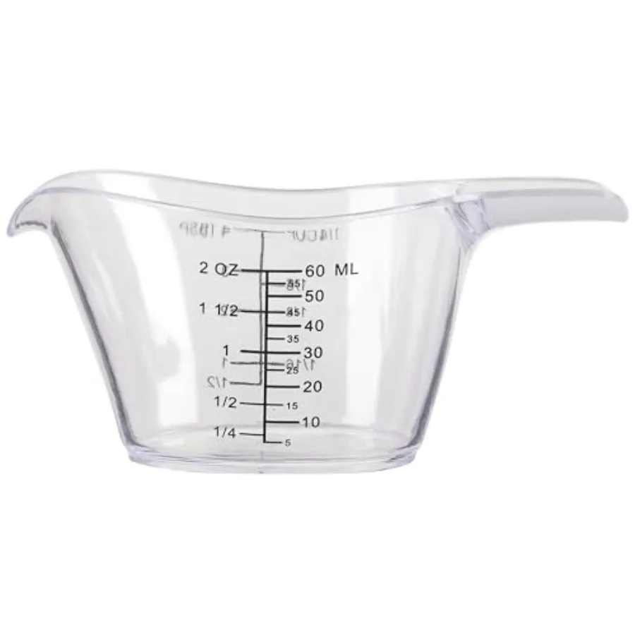 

2 Oz Measuring Cup 1/4 Cup Acrylic Measuring Cups Clear
