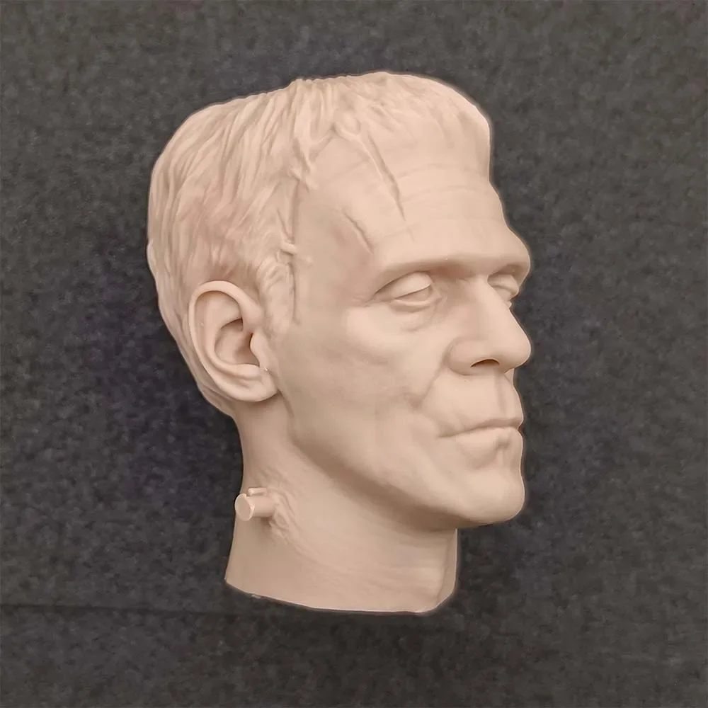 1/6 Die Cast Resin Figure Model Assembly Kit Frankenstein Devil Dr. Head Carving (55mm) Unpainted Free Shipping