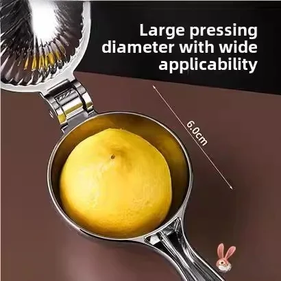 

Ручная соковыжималка для лимонов из нержавеющей стали 304, пресс для апельсинов и гранатов, кухонный инструмент для приготовления сока