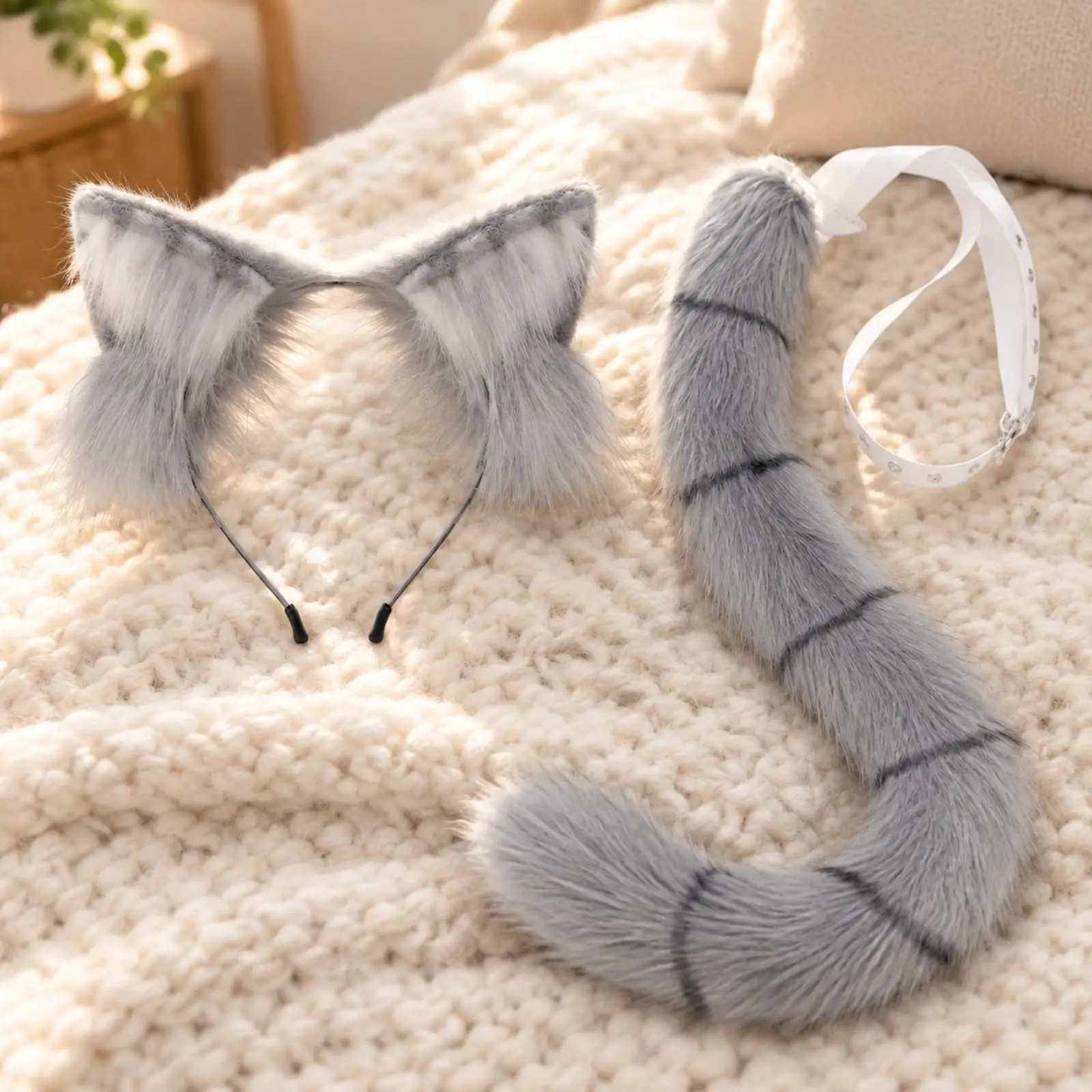 catrina-style-plush-headband-with-tail-for-furry-costume-dress-up-kitten-ear-accessory-for-cosplay-and-convention-wear