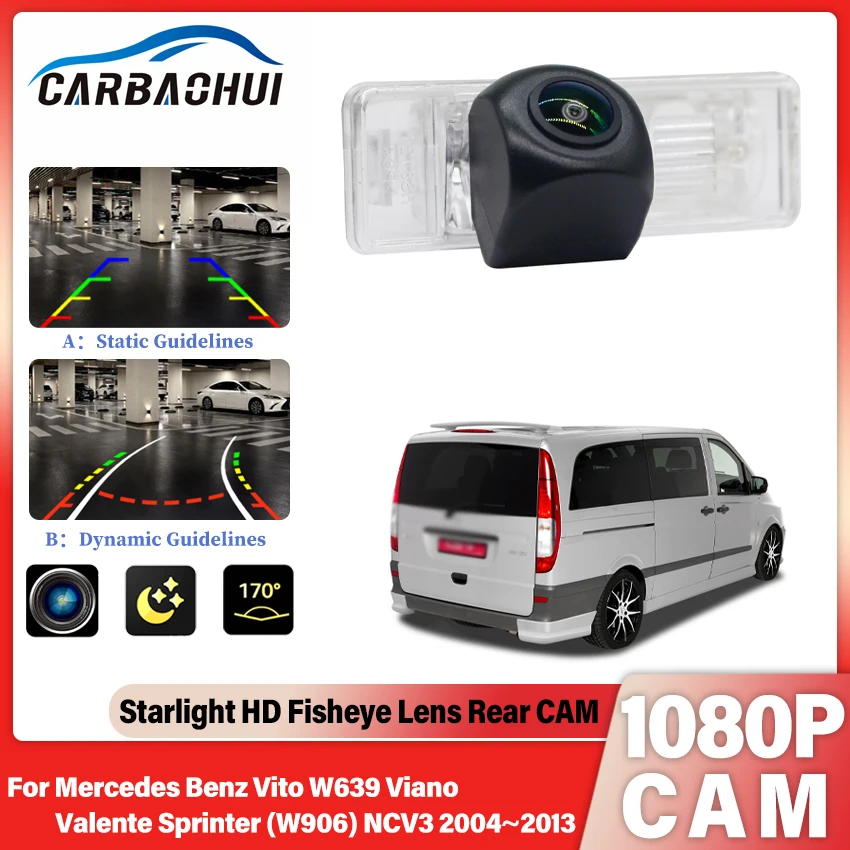 Rear View Camera Night Vision For Mercedes Benz Vito W639 Viano Valente Sprinter (W906) NCV3 2004~2013 Wireless Reverse Camera