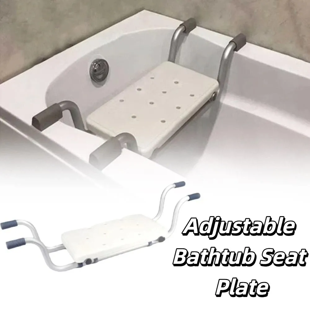 Adjustable-Width Bathtub Seat