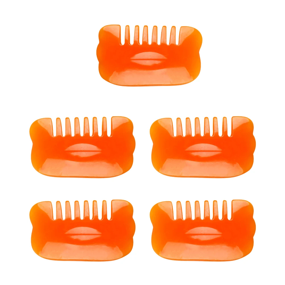 

5 шт., массажер для головы и шеи, скребковая расческа из натуральной смолы, доска Гуа Ша для ухода за кожей головы, домашний салон, массажная доска