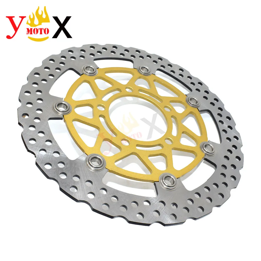 ZX-6R 05-12 Motorcycle Front Floating Brake Disc Disk Rotor For KAWASAKI ZX6R ZX 636 2005-08 ZX10R Z750 Z750R 11-12 Z1000 07-09