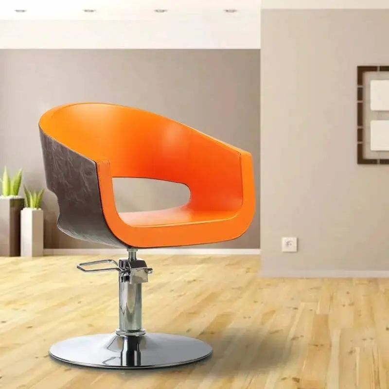 كرسي حلاق قابل للتعديل وشم عتيق كراسي حواجب للمنزل والمكتب تدليك جمالي على شكل بومة منتجات مكياج فاخرة لأريكة الحلاقين باللون الأحمر