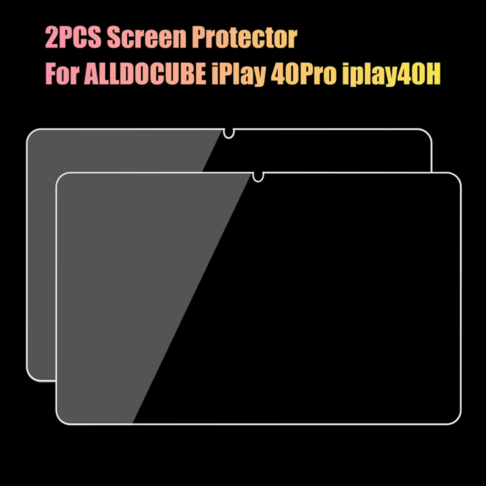 2PCS Screen Protector for ALLDOCUBE IPlay 40Pro Iplay40H Tablet 10.4 Inch Protective Film Tempered Film for IPlay