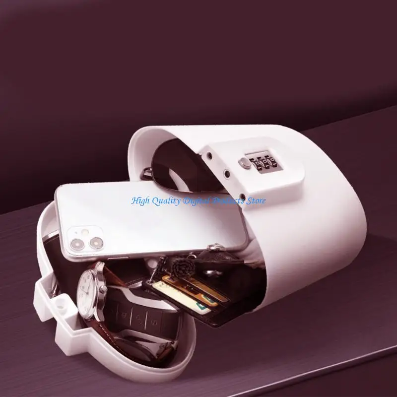 U2JE Cruise lock box with abs shell case and 3-number code lock for travel
