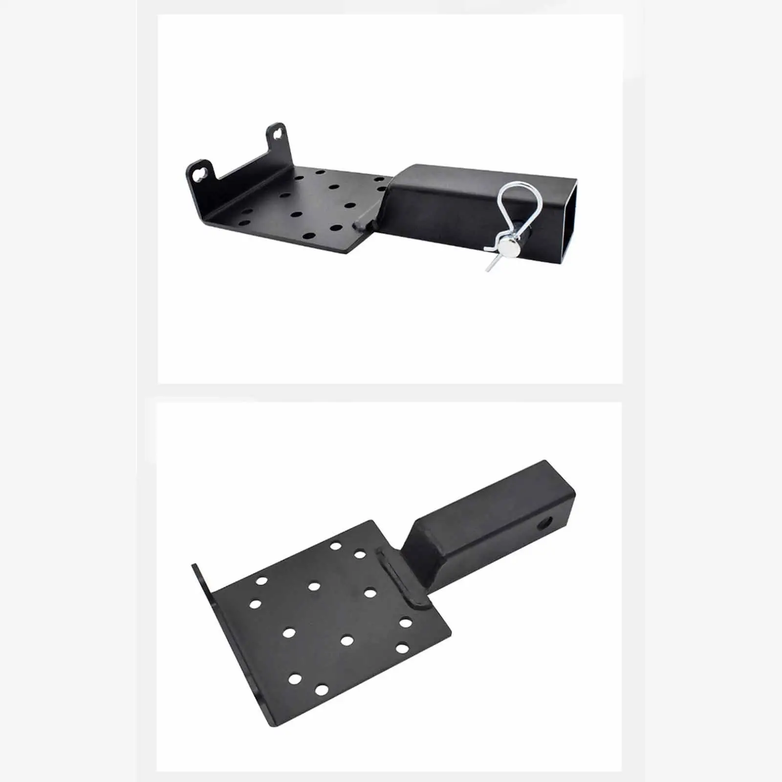 

Heavy Duty Trailer Hitch Winch Mount Plate Anti Rust Finish Universal Compatibility for ATV UTV Off Road Vehicle