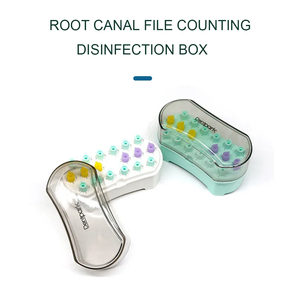 

Dental Root Canal File Counting Disinfection Box Autoclave Sterilizer Case Burs Endo Files Holder 12 Counting Knobs Distinction