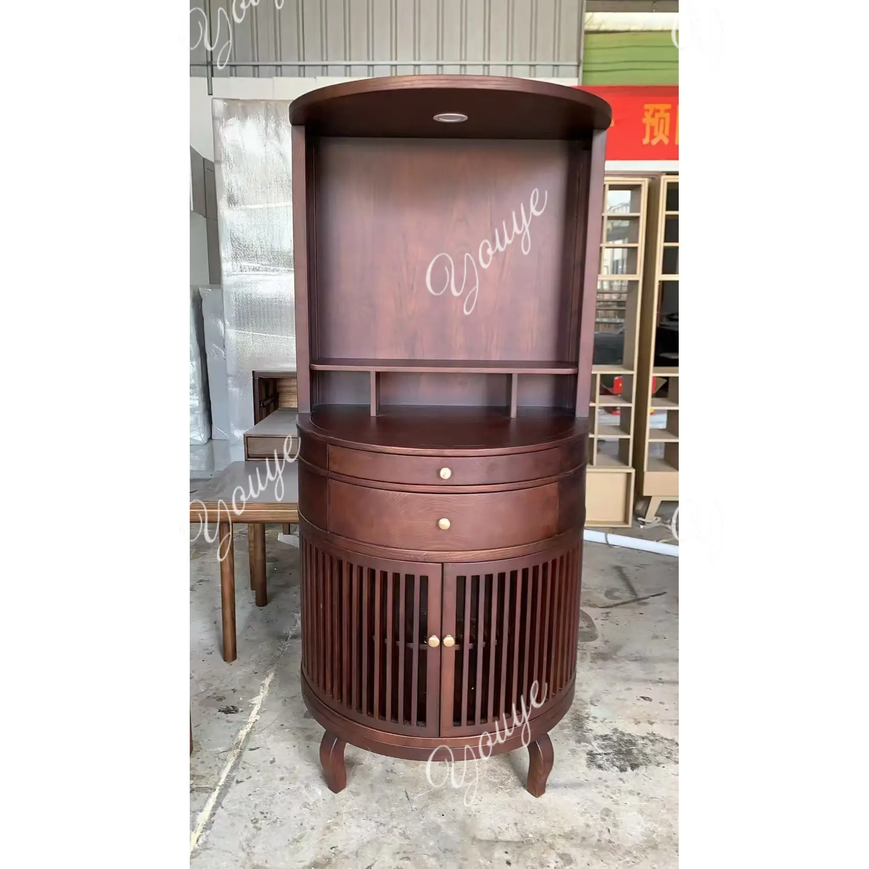 

New Chinese Buddhist shrine offering table Zen black walnut incense case household solid wood Guanyin Bodhisattva offering table