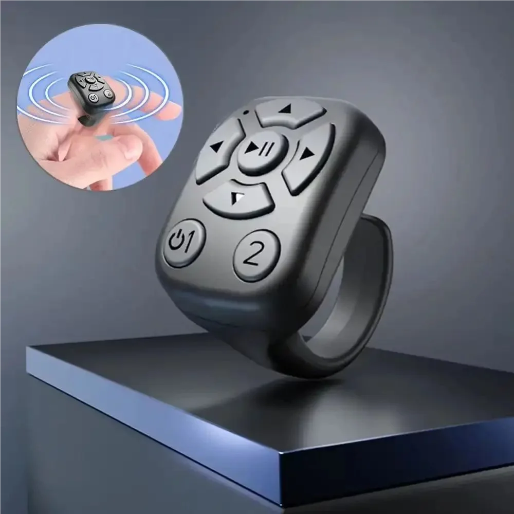 Wireless Auto Clicker Remote Controller Portable Stable Signal Transmission Wireless Selfie Button Scroll Through Pages