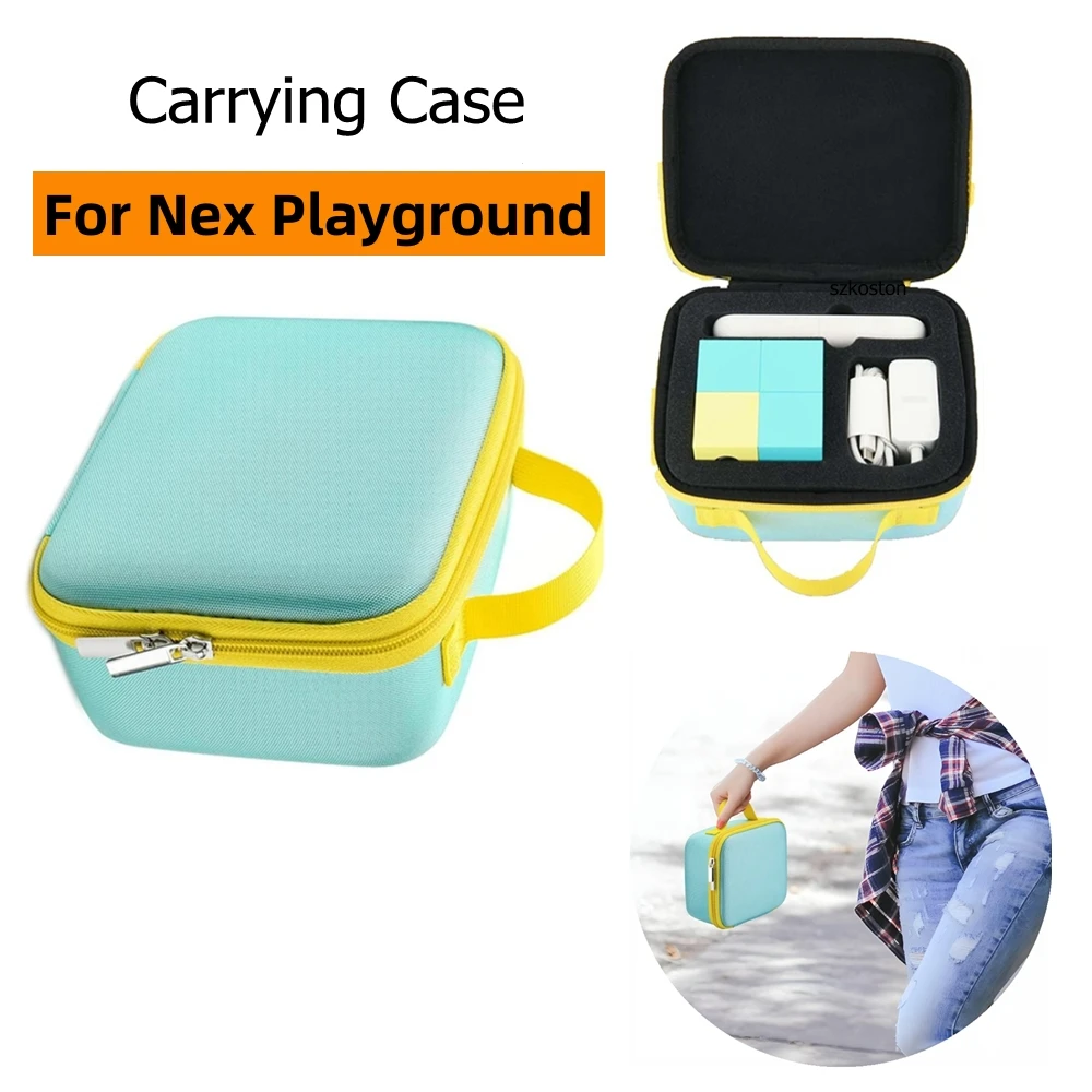 

Жесткая сумка для хранения из ЭВА для игровой площадки Nex, держатель для видеоигровой системы, консоли, контроллеры, аксессуары, портативный чехол