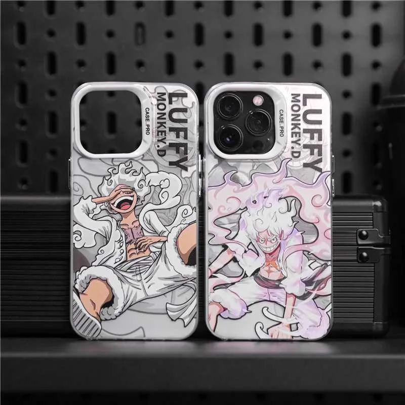 Anime Gear 5 One Pieces New Hot Phone Case For iPhone 16 15 14 13 12 11 mini Pro Max X XR XSMAX 8 7 Plus Anti Fall Matte Back