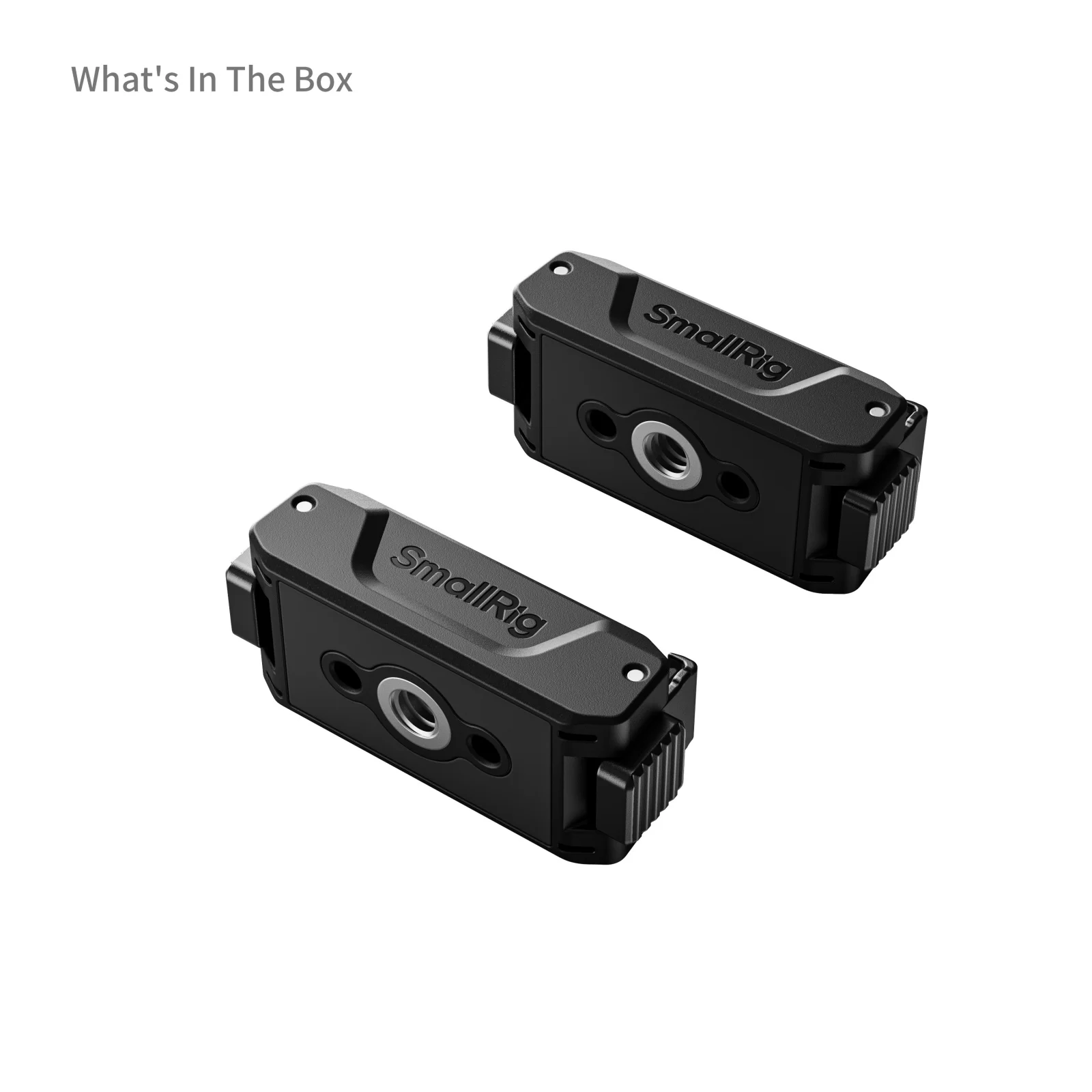 SmallRig Quick Release Adapter Ondersteuningsset met 1/4"-20 schroefdraadgat en 2-polige montage, voor DJI Osmo Nano voor DJI Osmo Action 6