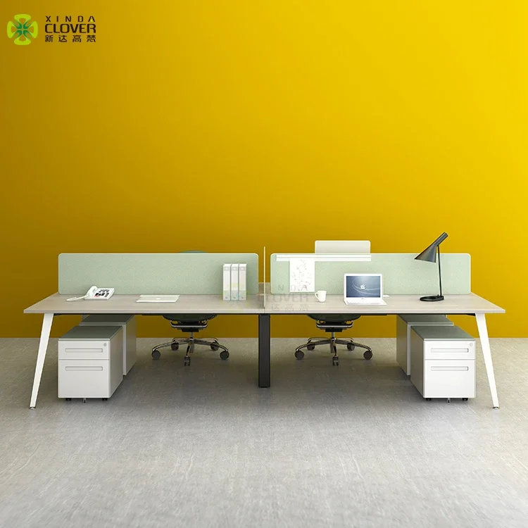 

Professional work station desk modern office furniture 4 person workstation