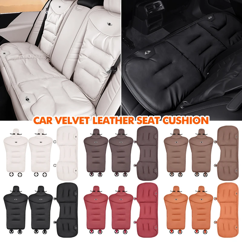 Car Seat Cover Leather Non-slide Protector Pad Accessories For MINI Cooper JCW WORKS R55 R56 F55 F56 R57 R58 R59 R60 R50