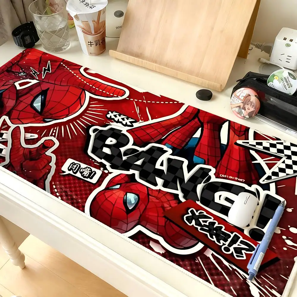 S-Spider-Mans Mouse Pad Computer Mat Deskpad Laptop Keyboard Mat Office Large Landscape Mousepad
