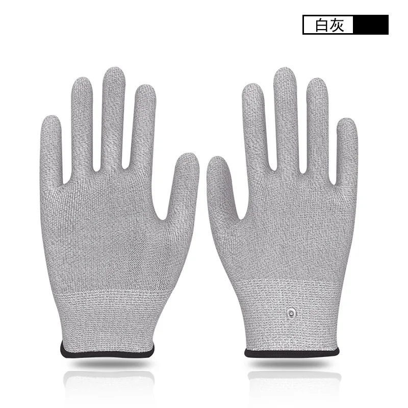 Conductive Silver Fiber TENS/EMS Electrode Therapy Gloves+Socks+Knee Pads Electrotherapy Unit For Phycical Therapy