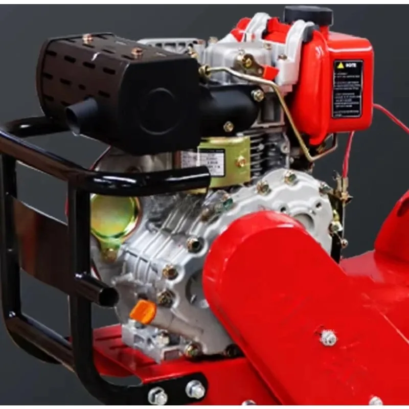 Aratrozzatrice agricola multifunzionale a doppio scopo con micro coltivatore a cingoli per acqua e scavo a doppio scopo