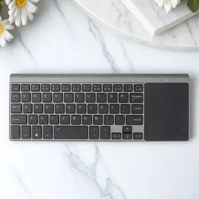 

Wireless Keyboard Touchpad Number Pad Compact Ultrathin Portable ABS Durable Silent Keyboard Work Laptop Computer Accessory
