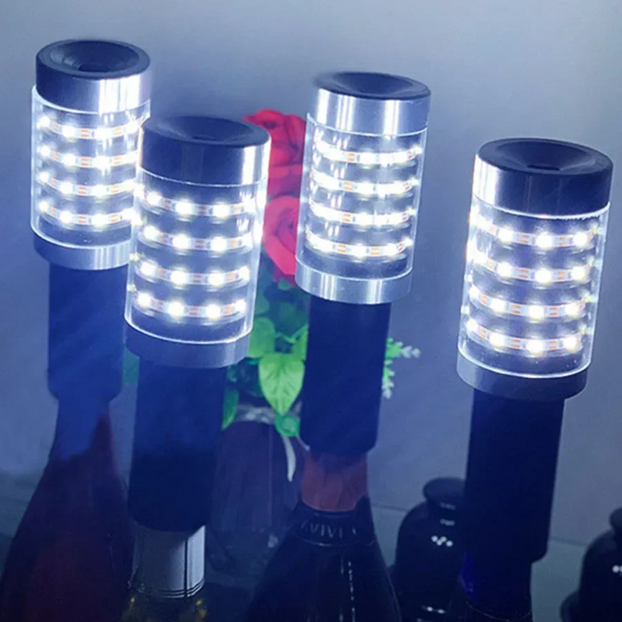 

1PC Party Bar Decor supplies LED Strobe Baton Rechargeable Bar Flash Stick Light Champagne Bottle Sparklers For VIP Customers