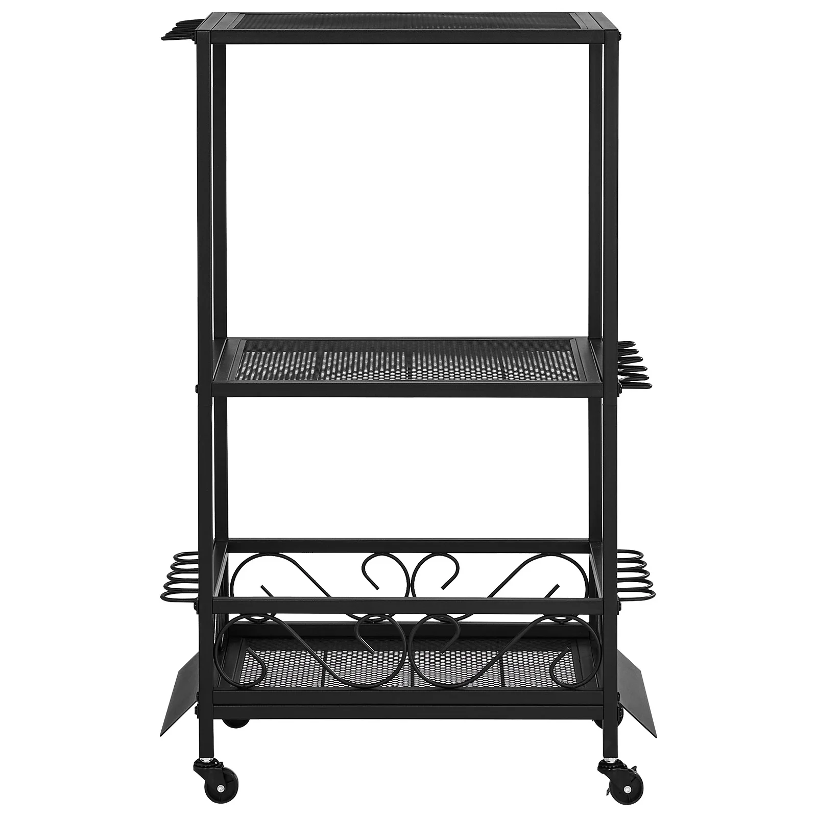 Fishing Rod Holder for 10-Rods, Mobile Fishing Pole Rack Cart with Wheels, Fish Gear Equipment Organizer for Garage Home Indoor Use, Gifts for Men, Designed for Tackle Box Reel Accessories Storage