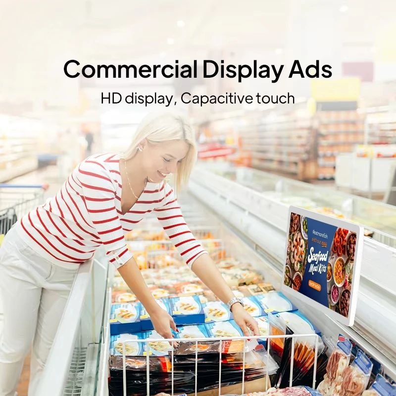 14 Inch Screen Wall Mount Tablet POE RK3399 2GB+16GB Lcd Interactive Screen Android Tablet For Advertisement Business