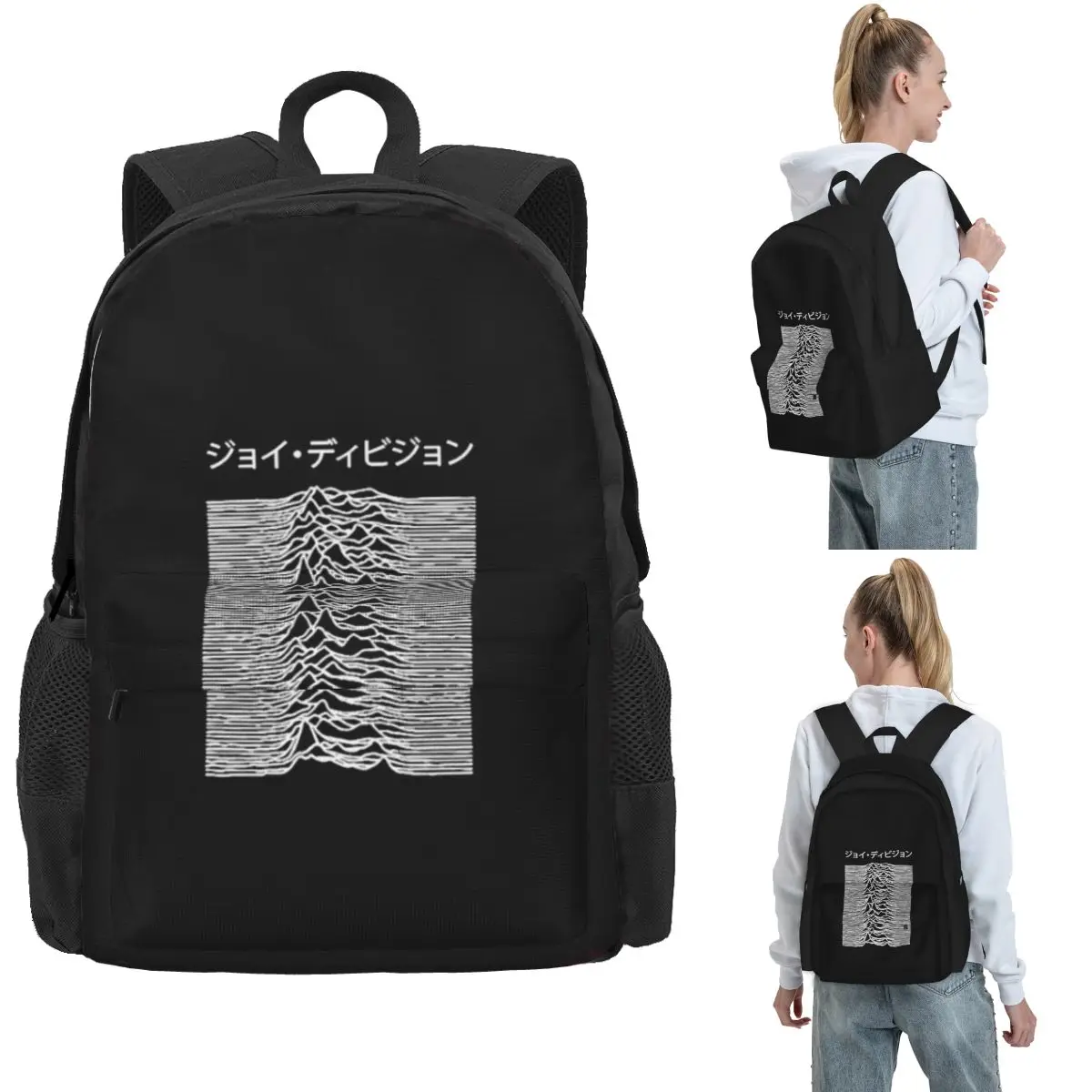 Joy Division Unknown Pleasures Backpack Hot Sale Daypack Large Capacity Children BookBag School Bag Shoulder Bags for Men Women