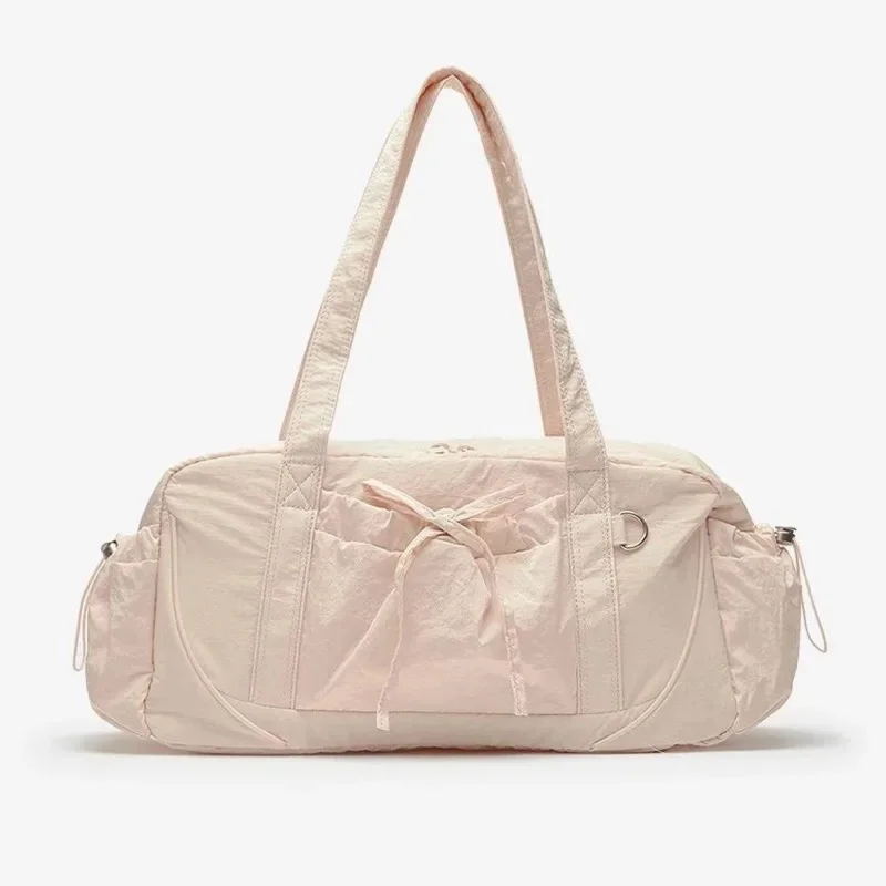 

Luxury Women's Handbag Bow Y2K Korean Star IULZE Limited Edition Fitness Quick Drying Nylon High Capacity Lightweight Bag New