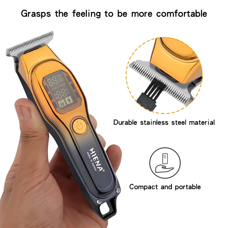 男性用のプロ用電気バリカン,ひげトリマー,理髪店,HYN-025
