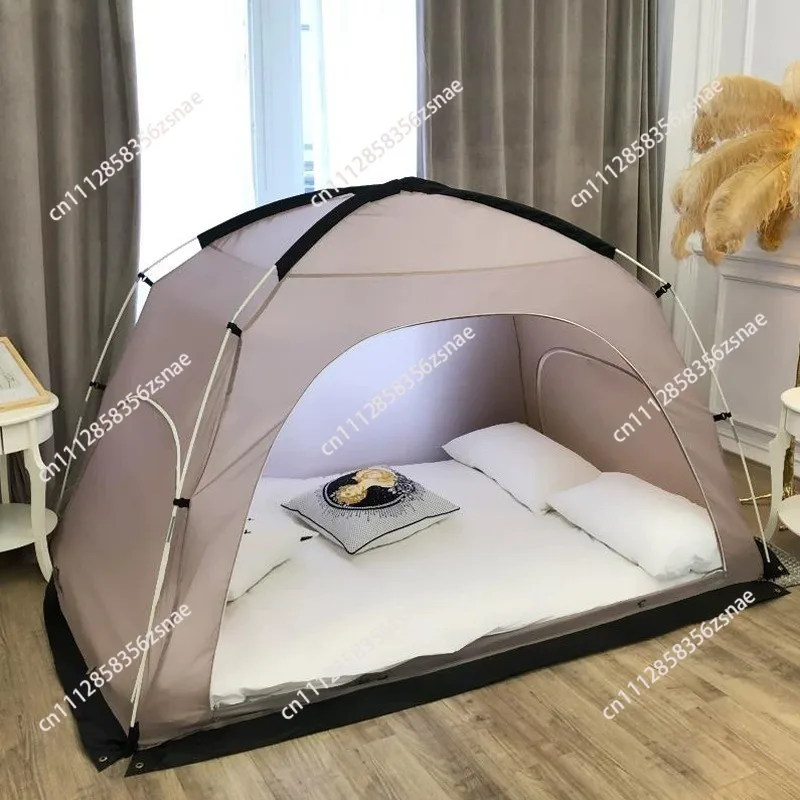 Adult children's indoor single and double warm and windproof tent, children's play house single-layer tent on the bed