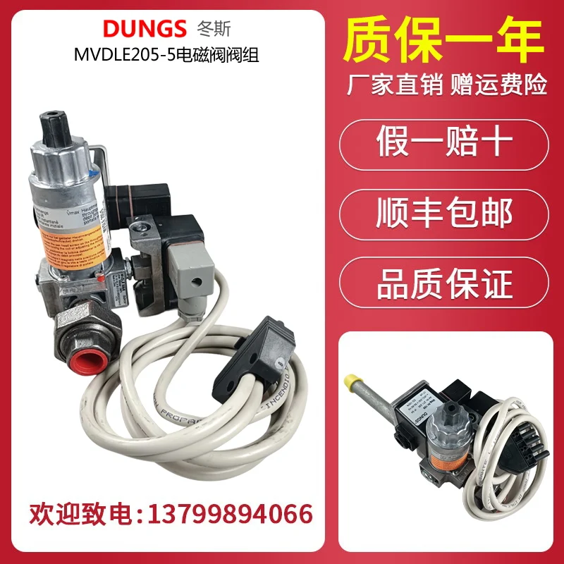 Dongsi DUNGS Gas Solenoid Valve, Rialu Burner Matching Valve Set MVDLE205/5 210/5