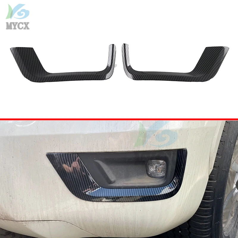 For Toyota Land Cruiser 300 2021 2022 2023 Front Fog Lamp Decoration Strip LC300 Exterior Chrome Accessories upgraded Tuning