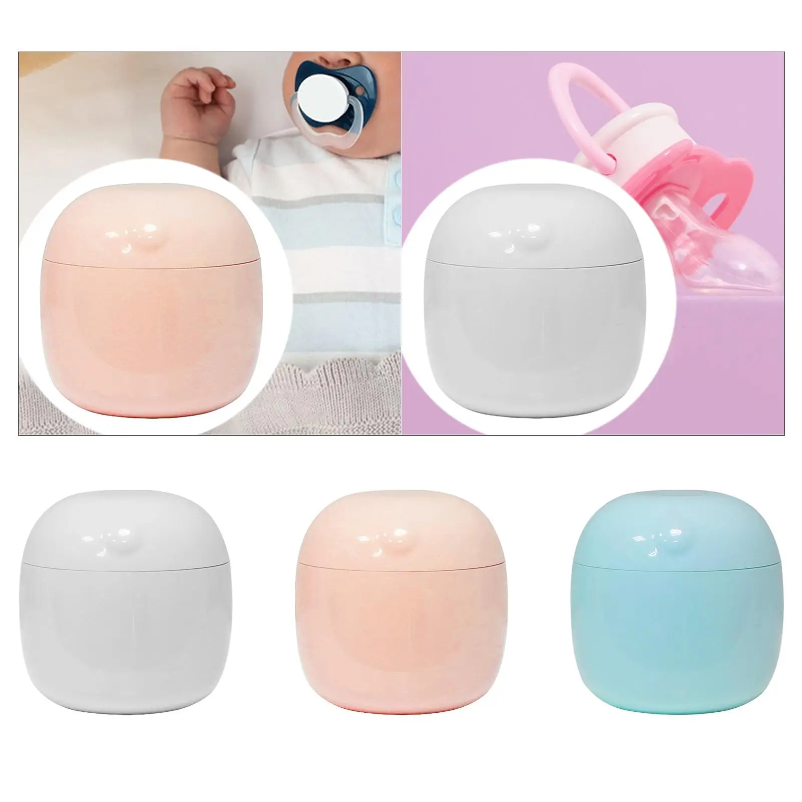 UV Light Sanitizer Box Mini Ultraviolet LED Portable Pacifier Sterilizer Sanitizer Box for Pacifier Toothbrush Jewelry Earphone