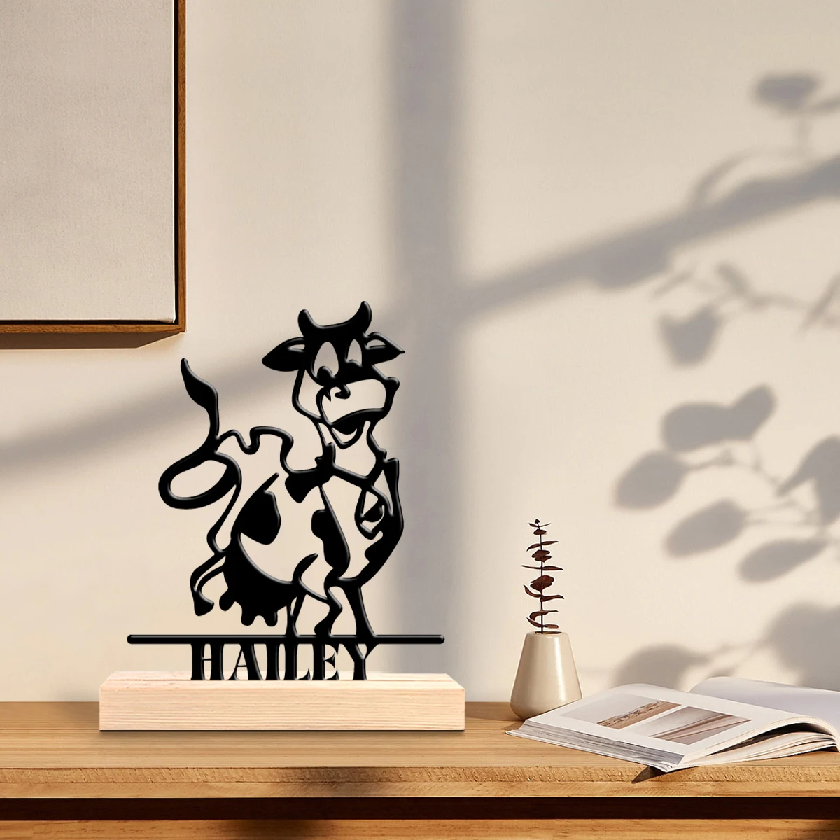 Home Office Or - 1 buah Ornamen Meja Besi Personalisasi