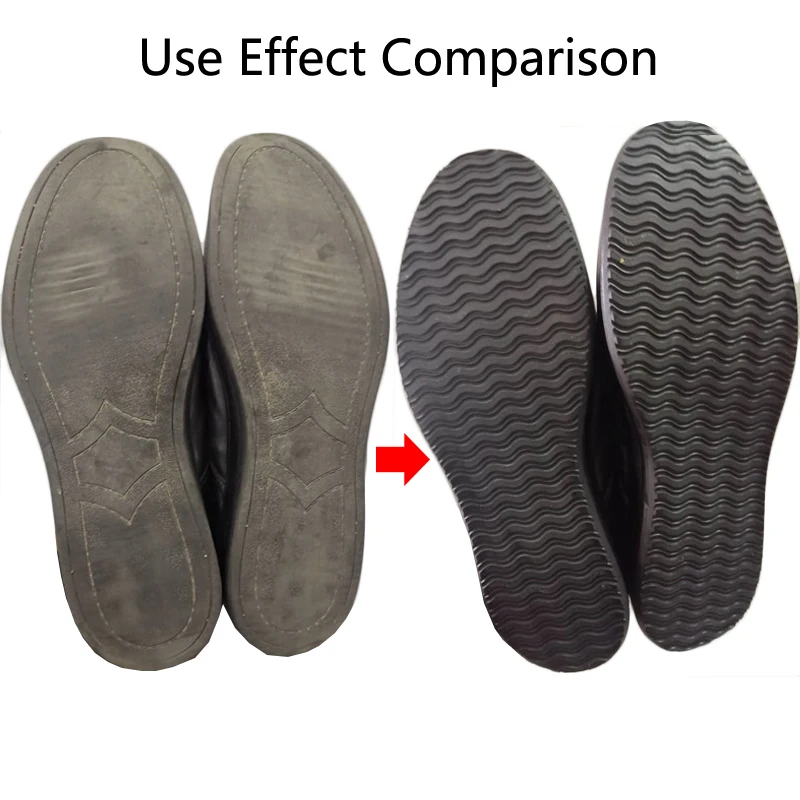 Gummi-Vollsohlen für Schuhe, Außensohlen, Einlegesohlen, rutschfest, Bodengriff, Sohlenschutz, Sneaker, Reparaturarbeiter, Schuh, selbstklebende Pads – Detail 9