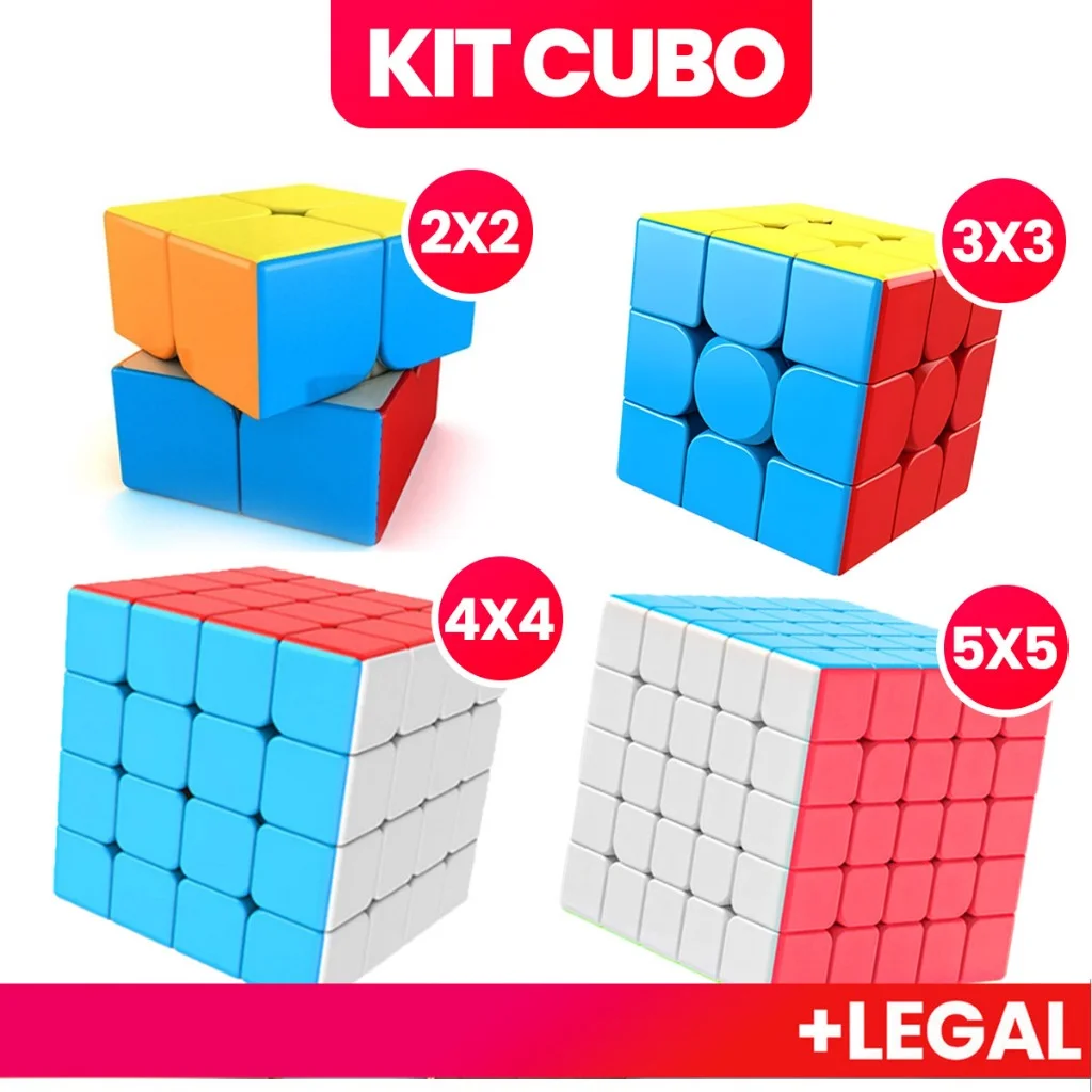 Original Professional Magic Cube Kit Anti-stress Moyu Magic Cube Toys 2x2/3x3/4x4/5x5/Affordable Pyramid Free Shipping