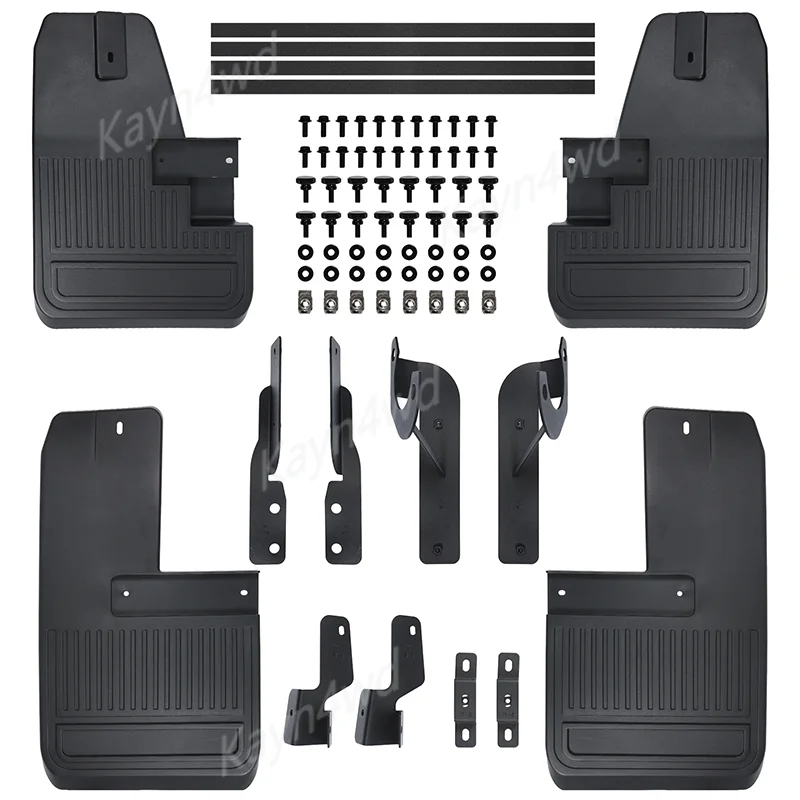4x4 Exterior Accessories Off Road Style Mud Flaps Mudguard Fender Front & Rear For Ford Bronco 2/4 Door 2021-2025