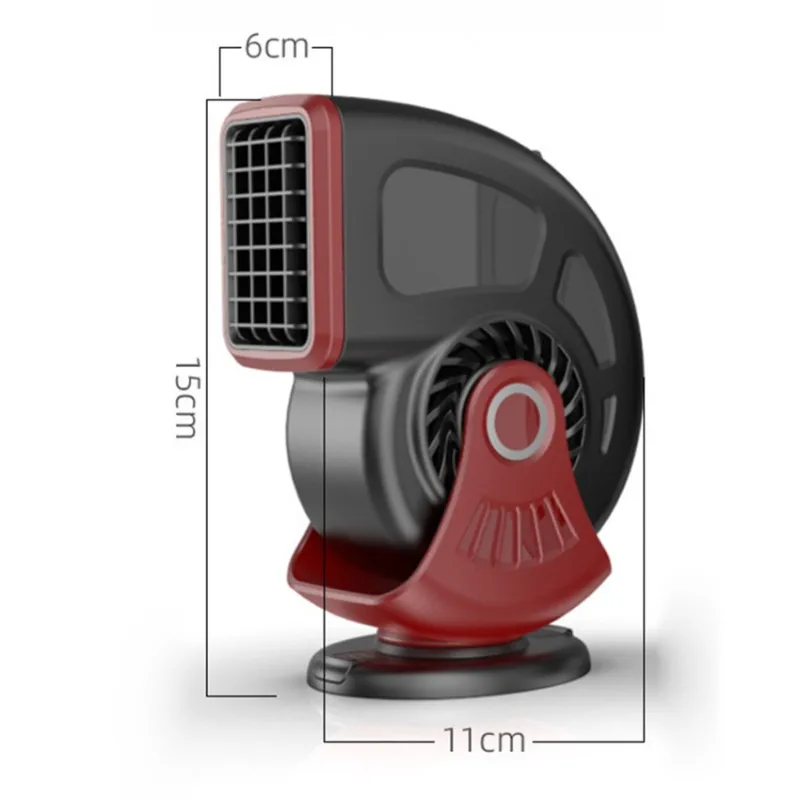AEA7-Car Heater Fan 120W 12V Car Heater Electric Heating Fan Windshield Defroster Defogging Demister Anti-Fog Winter Heater