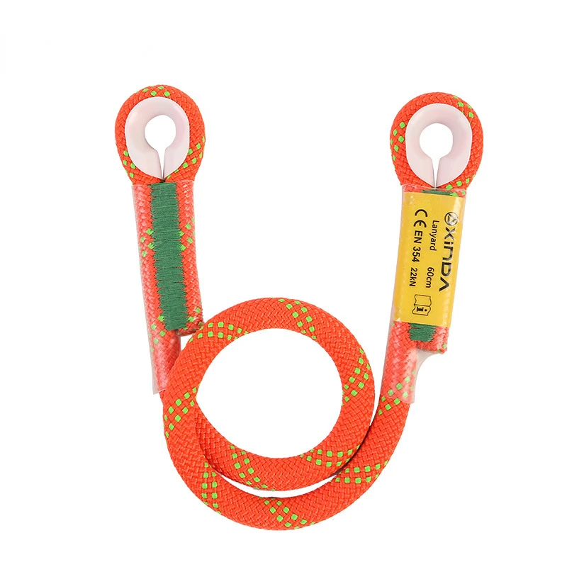 Professional Rock Climbing 10.5mm Static Lanyard Protective Eye-to-eye Sling Mountaineering Equipment