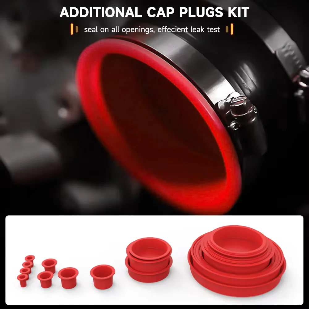 ANCEL smoke leak detector accessory red Cap Plug kit for S100/S200/S300/S1000/S2000/S2000/S3000