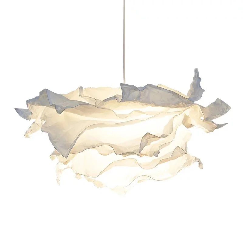 Imagem -06 - Flower Shade Cloud Lamp Shade Teto Lampshade Chandelier Pendant For Living Room Quarto Bar Faça Você Mesmo Art Decoration 1pc