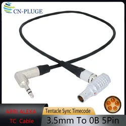 3.5mm To 5Pin/4Pin/BNC/XLR 3Pin Tentacle Sync Timecode Cable For ARRI ALexa ,RED Epic ,Sound Devices 668/F4/SONY FS7/Canon R5C