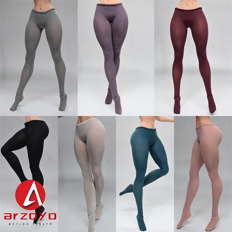 맞춤형 1/6 여성용 아이스 실크 팬티스타킹 의류 액세서리, 모델 핏 12 인치 MS-009 AT202 TBL S52 군인 액션 피규어 바디 인형