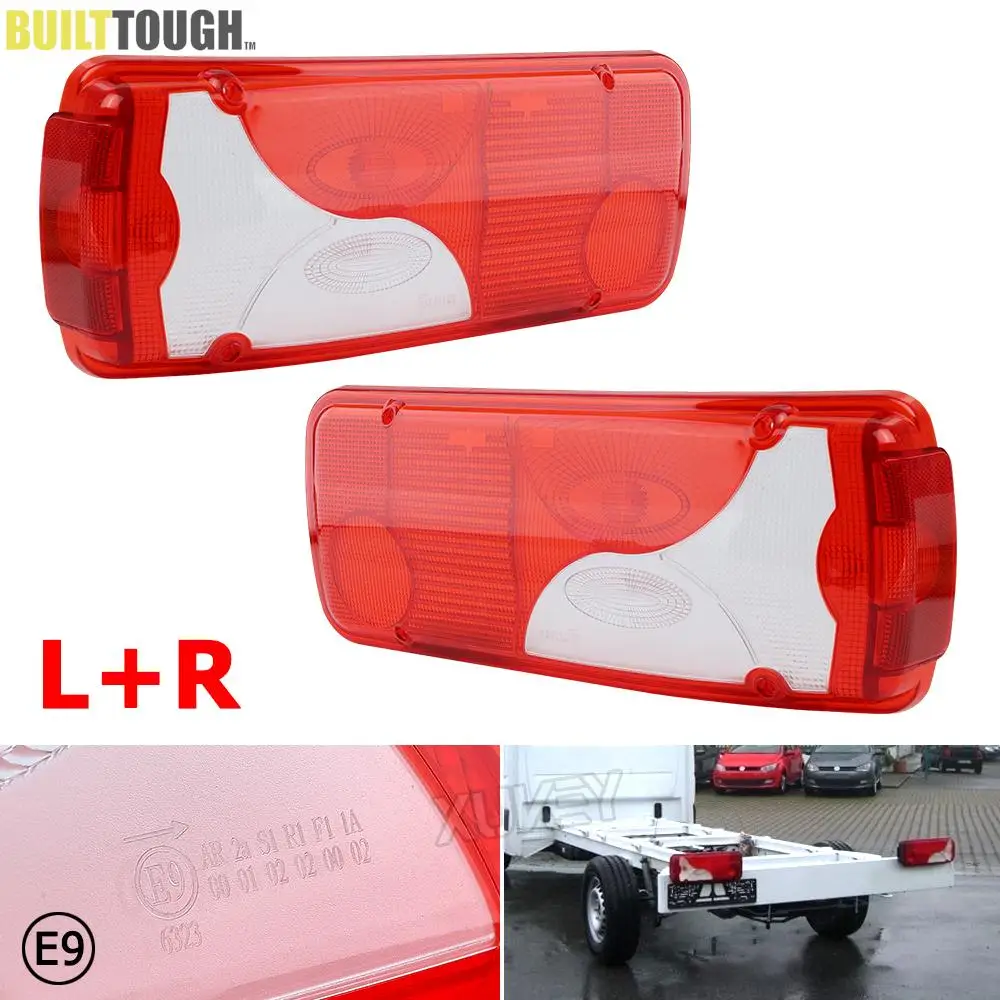 2x Left Right Driver Passenger Side Rear Tail Brake Indicator Light Indicator Lens Cover For Mercedes Sprinter VW Crafter 06-ON