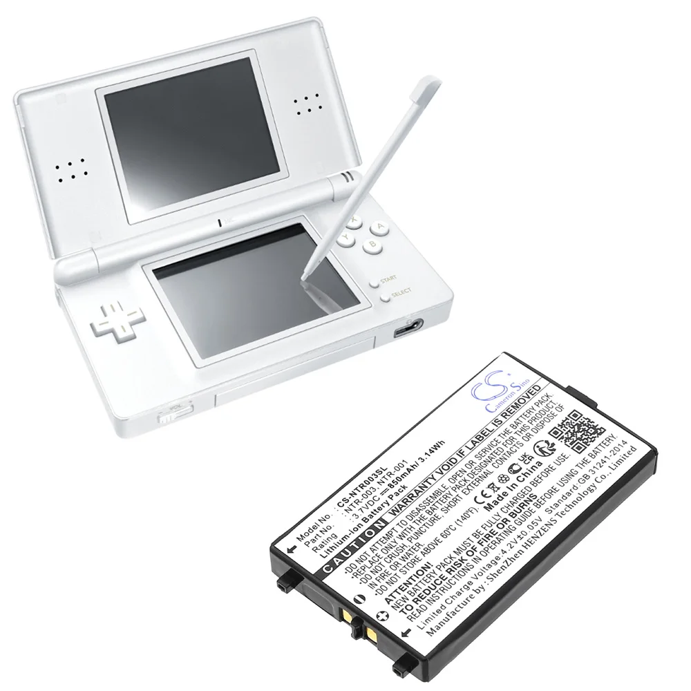 كاميرون سينو بطارية وحدة التحكم في الألعاب لنينتندو GBA-SP لعبة بوي المتقدمة SP رقم الجزء NTR-003 NTR-001 BT-M12 BAT-GBASP-1LI