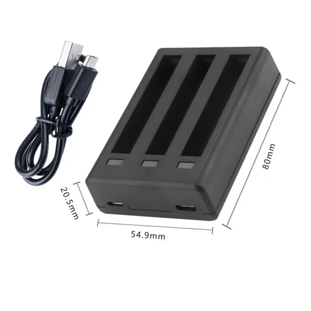 شاحن بطارية كاميرا رياضية ، مناسب لطقم شادوستون من Shadowstone X3 X2 ، من من نوع V ، IS360X2